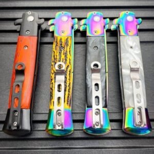 Nóż sprężynowy stiletto - zdjęcie 7