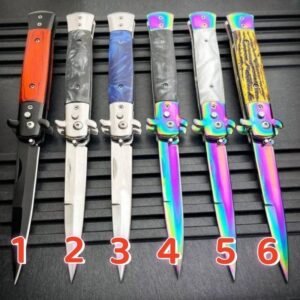Nóż sprężynowy stiletto - zdjęcie 2