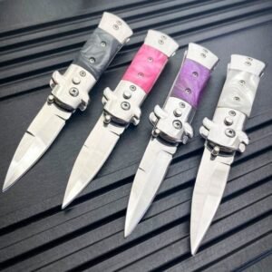 Nóż sprężynowy stiletto - zdjęcie 4