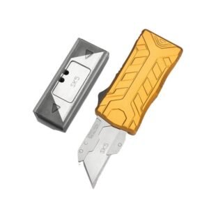 Nóż do kartonów Double Action Box Cutter użytkowy Nóż Blade OTF Nóż