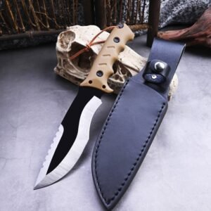 Nóż bushcraftowy Tracker outdoor survival nóż camping survival self-defense nóż integrated keel high hardness tactical nóż