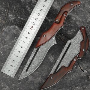Nóż damasceński damasceński Steel Magic Transformable mechanical nóż