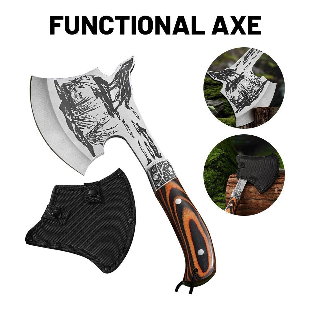 S923cf6c6c25347d7bdce03087473622a7.jpg Siekiera MultiPurpose Siekiera, survivalowy Siekiera Multi-function outdoorowy kempingowy taktyczny Wolf-head Siekiera myśliwski Tools Portable…