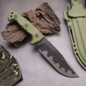 Nóż bushcraftowy kempingowy outdoor survival nóż portable nóż high hardness straight nóż sharp survival nóż integrated keel high hardness tactic…