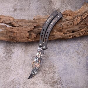 Nóż motylkowy CSGO CSGO Balisong Butterfly taktyczny Combat Trainer