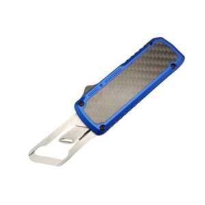 Nóż do kartonów Carbon Fiber Handle Box Cutter --blue