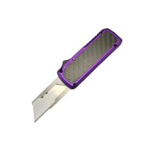 Nóż do kartonów Carbon Fiber Handle Box Cutter --Purple