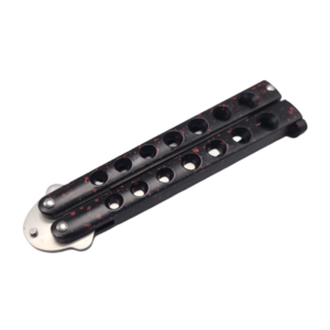 Nóż motylkowy balisong czerwony - zdjęcie 2