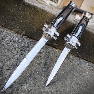 Nóż sprężynowy stiletto włoski OTF - zdjęcie 5