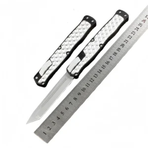 Nóż sprężynowy Straight out switchblade nóż – foam pattern patch