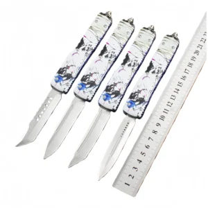 Nóż sprężynowy New Geisha straight out switchblade