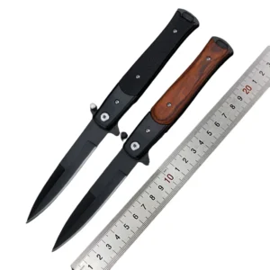 Nóż stiletto outdoorowy Składany Nóż – Portable High Hardness kieszonkowy Nóż