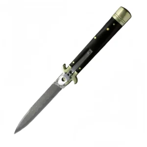 Nóż stiletto 9 Inch damasceński Steel Stiletto Nóż