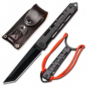 Nóż kieszonkowy 8INCH Tanto kempingowy Składany Slingshot Nóż