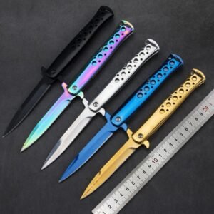 Nóż stiletto kieszonkowy Stiletto nóż switchblade flick nóż składany nóż