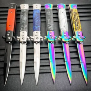 Nóż stiletto sprężynowy Classic Stiletto Switch Blade New