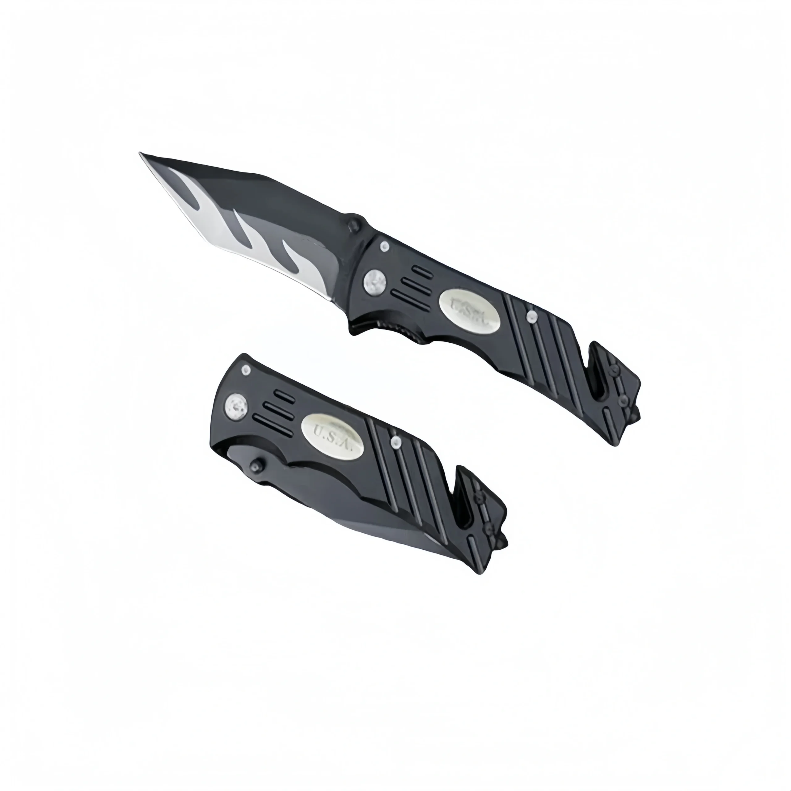 F20-scaled-1.webp Nóż kieszonkowy taktyczny kieszonkowy Nóż with Partially Serrated Blade – Rescue Tool with Seatbelt Cutter & Glass Breaker – Benchmade Style EDC…
