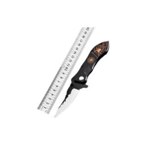 Nóż kieszonkowy taktyczny kieszonkowy Nóż – Style Składany Nóż with Textured Handle & Thumb Stud