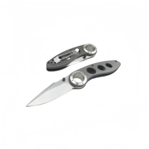 Nóż kieszonkowy Modern taktyczny kieszonkowy Nóż – Składany Nóż with Finger Ring and Lightweight Steel Grip