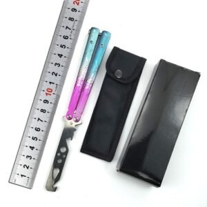 Trener noża motylkowego Butterfly practice nóż ice flower unsharpened portable fancy outdoor