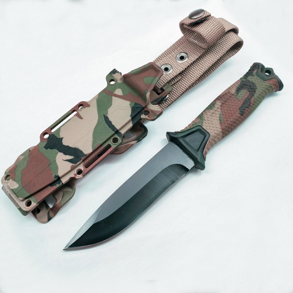 O1CN01Nbhy5325YuyUogTvg_2214436807539-0-cib.jpg Nóż ze stałą głownią Camouflage high hardness infantry hunting nóż outdoor camping nóż self-defense