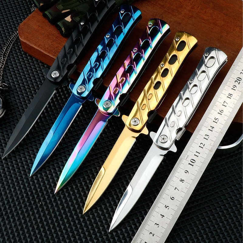 O1CN01QxFQ3H1t2bdsWIclk_3914495844-0-cib.jpg Nóż stiletto kieszonkowy Stiletto nóż switchblade flick nóż składany nóż-A
