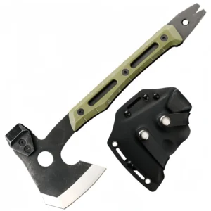 Siekiera OUTDOORS high hardness tactical axe ,multi-purpose outdoor camping axe ,fire rescue jungle adventure logging axe,self-defense