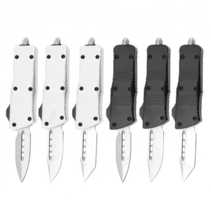 Nóż sprężynowy Hot selling aluminum alloy EDC straight out mini utility nóż