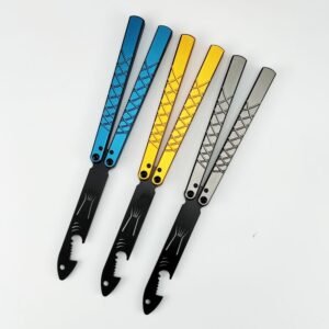 Trener noża motylkowego New Siren Aviation Aluminum Handle Practice Butterfly Nóż