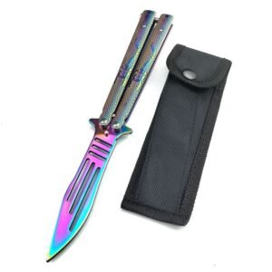 Trener noża motylkowego Hot selling unsharpened butterfly practice nóż