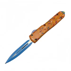 Duży nóż OTF 5.5″ UTX70 Orange Series Dessert Warrior OTF Nóż