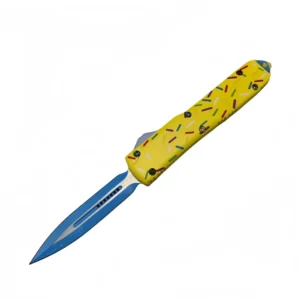 Duży nóż OTF 5.5″ UTX70 Yellow Series Dessert Warrior OTF Nóż