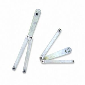 Transparent Butterfly Knife Uncut Training Knife Folding Knife Flinging Knife plastikowe pc Squid Smiley Joker