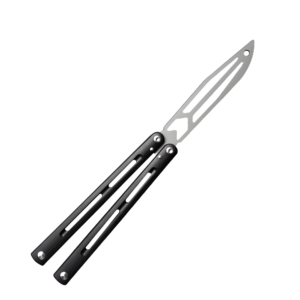 Butterfly Knife Trainer Cnc Process Sleeve Structure Butterfly Knife Fancy Anti- Slip Handle Unshasted Practice